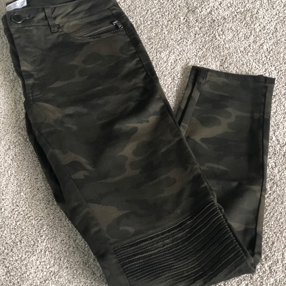 ZARA Camouflage Skinny Jeans Eur 38/ US 6